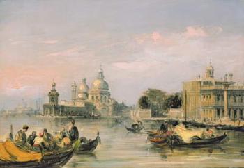 Santa Maria della Salute, Venice, 19th century (oil on canvas) | Obraz na stenu