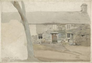 Cottages at Llanllyfni, North Wales, 1805 (w/c over graphite on paper) | Obraz na stenu