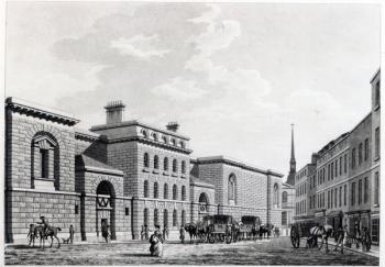 Newgate prison, 1799 (engraving) | Obraz na stenu