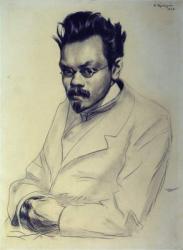 Portrait of Alexei M. Remizov, 1907 (coal and pastel on paper) | Obraz na stenu