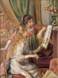 Young Girls at the Piano, 1892 (oil on canvas) | Obraz na stenu