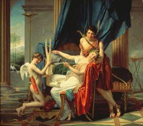 Sappho and Phaon, 1809 (oil on canvas) | Obraz na stenu