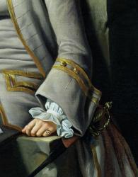 James Grant of Grant, John Mytton, the Honorable Thomas Robinson and Thomas Wynne, c.1760 (detail of 162478) (oil on canvas) | Obraz na stenu