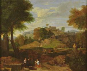 Classical Landscape (oil on canvas) | Obraz na stenu