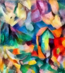 foothill gorge,2017,(mixed media) | Obraz na stenu