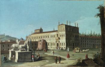 View of the Palazzo del Quirinale, Rome | Obraz na stenu