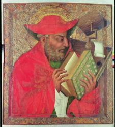 St. Jerome (tempera on panel) | Obraz na stenu