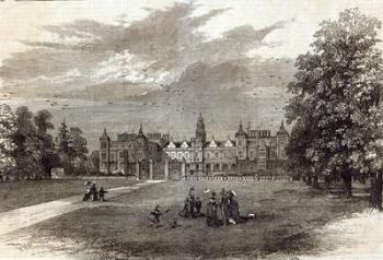 Hatfield House, the Seat of the Marquis of Salisbury, from 'The Illustrated London News', 11th July 1874 (engraving) | Obraz na stenu