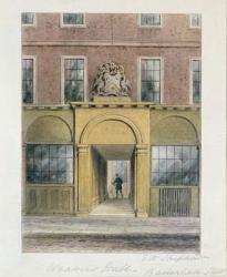 The Entrance to Weavers Hall, 1854 (w/c on paper) | Obraz na stenu