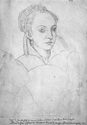 Anna of Saxony (pencil on paper) | Obraz na stenu