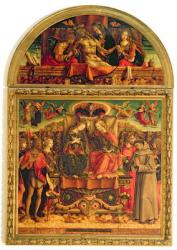 Coronation of the Virgin (altarpiece) (see also 33417) | Obraz na stenu