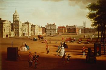 The 2nd Footguards (Coldstream) on Parade at Horse Guards', c.1750 | Obraz na stenu