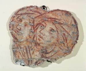 Two heads (fresco) | Obraz na stenu