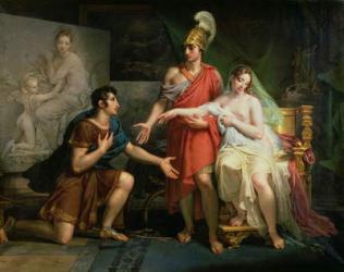 Alexander the Great (356-323 BC) Hands Over Campaspe to Apelles, 1822 (oil on canvas) | Obraz na stenu