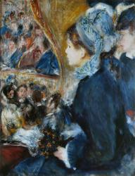 At the Theatre (La Premiere Sortie), 1876-7 (oil on canvas) | Obraz na stenu