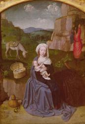 The Rest on the Flight into Egypt (oil on panel) | Obraz na stenu