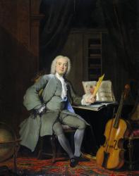 Portrait of a Member of the Van der Mersch Family, 1736 (oil on panel) | Obraz na stenu