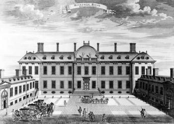 Montague House, Great Russell Street (engraving) (b/w photo) | Obraz na stenu