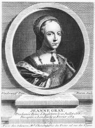 Lady Jane Grey (engraving) | Obraz na stenu
