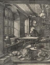 St. Jerome in his Study, 1514 (engraving) | Obraz na stenu