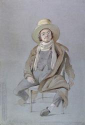 Portrait of Samuel Palmer (pen & ink, w/c and bodycolour on paper) | Obraz na stenu