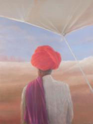 Rajasthan farmer, 2012 (acrylic on canvas) | Obraz na stenu