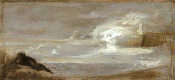 Seascape, c.1850-60 (oil on canvas) | Obraz na stenu