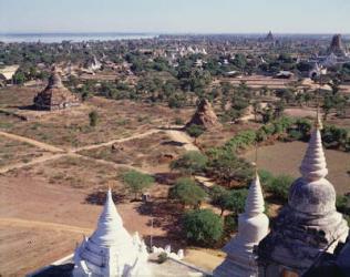View of Temples in Bagan, Burma (photo) | Obraz na stenu
