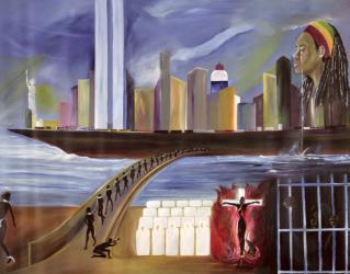 River of Babylon (oil on canvas) | Obraz na stenu