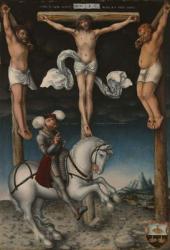 The Crucifixion with the Converted Centurion, 1538 (oil on panel) | Obraz na stenu