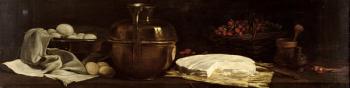 Still Life with Brie, 1863 (oil on canvas) | Obraz na stenu