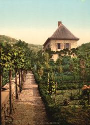 House of Rousseau, Charmelles, (i.e., Charmettes), Chambery in France, c.1890-c.1900 | Obraz na stenu