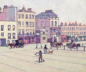 The Weigh House, Cumberland Market, c.1914 (oil on canvas) | Obraz na stenu