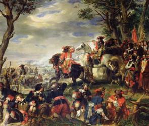 Battle of Marseilles, 4th October 1693, 1837 (oil on canvas) | Obraz na stenu