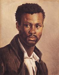 A Negro, 1823-24 (oil on canvas) | Obraz na stenu