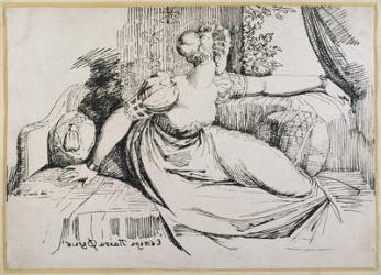 O Evening thou Bringest All, 1802 (pen & ink on paper) | Obraz na stenu