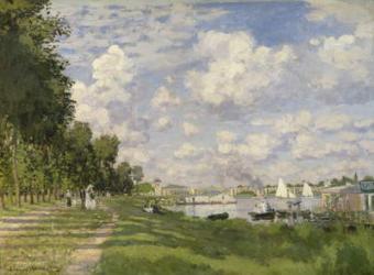 The Marina at Argenteuil, 1872 (oil on canvas) | Obraz na stenu