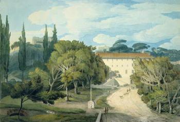 The Convent of St. Eufebio, near Naples (watercolour) | Obraz na stenu