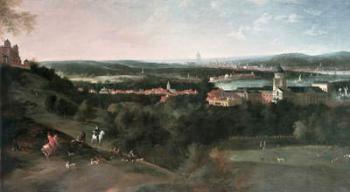 View across Greenwich Park towards London, Painted for Louis XV in Paris | Obraz na stenu