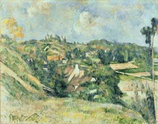 Auvers-sur-Oise, seen from the Val Harme, 1879-82 (oil on canvas) | Obraz na stenu