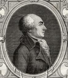 Jacques Rene Hebert, from 'Histoire de la Revolution Francaise' by Louis Blanc (1811-82) (engraving) | Obraz na stenu