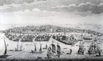 A Perspective View of the City of Venice (engraving) | Obraz na stenu