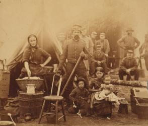 Camp of 31st Pennsylvania Infantry near Washington, D.C., 1862 (albumen print) | Obraz na stenu