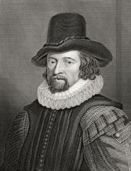Sir Francis Bacon (engraving) | Obraz na stenu