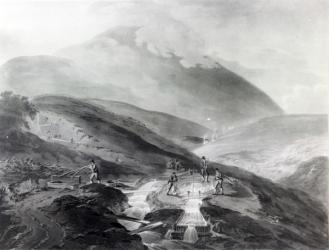 Gold Mines, County of Wicklow, engraved by John Bluck, 1804 (aquatint) | Obraz na stenu