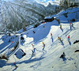 Matterhorn, Zermatt (oil on canvas) | Obraz na stenu