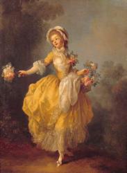 Dancer with a Bouquet (oil on canvas) | Obraz na stenu