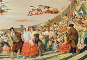 The Bullfight (detail of the foreground) | Obraz na stenu