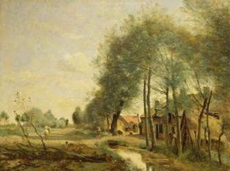 The Sin-le-Noble Road near Douai, 1873 (oil on canvas) | Obraz na stenu