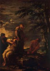 Democritus and Protagoras, 1663-1664 (oil on canvas) | Obraz na stenu